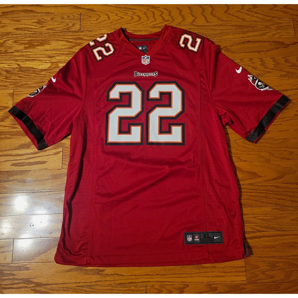 Nike NFL Tampa Bay Buccaneers Doug Martin #22 On Field Jersey Men's XL Red